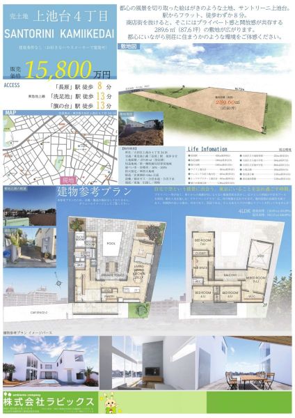 上池台4丁目　土地